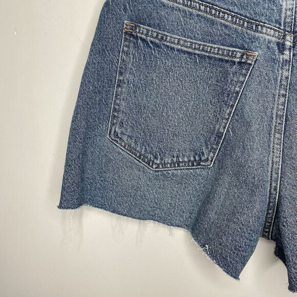 MADEWELL Perfect Jean Shorts Women 28 Curvy NEW Raw Hem Stretch NO739 - Picture 13 of 16